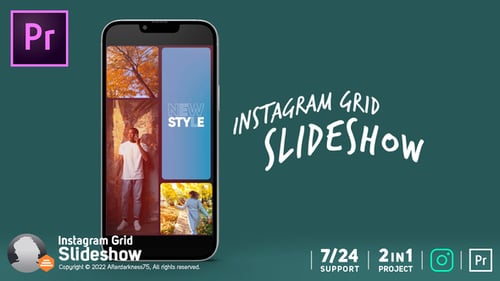 Multiscreen Instagram Slideshow Reel
