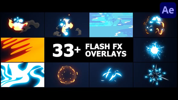 Flash FX Overlay Pack | After Effects, Elements ft. 2d & ball - Envato