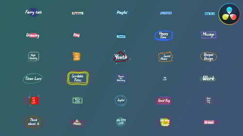 Scribble Titles for DaVinci Resolve