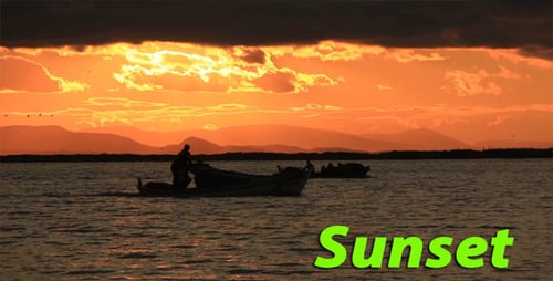 Sunset On The Beach