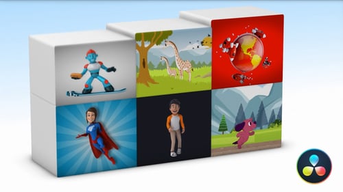 Dynamic 3D Cubes Media Logo Reveal