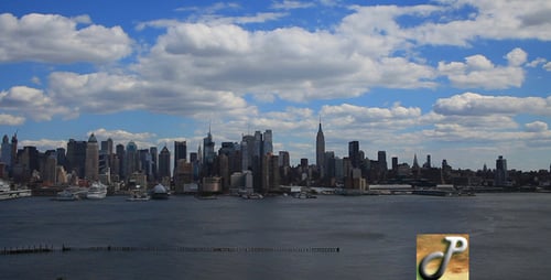 Midtown Manhattan With Clouds Full HD