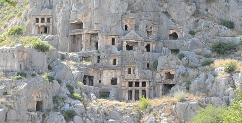 Petroglyphic Tombs Of The Ancient State Lycia