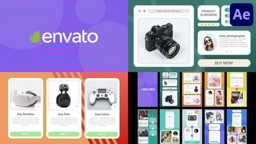 Product Slides And Stories for After Effects