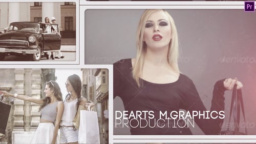 Dynamic Vintage Photo Slideshow with Retro Film Effects