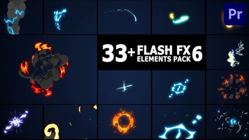 Dynamic Flash Effects Pack for Video Transitions and Logo Reveals