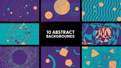 Dynamic Abstract Animated Backgrounds Pack