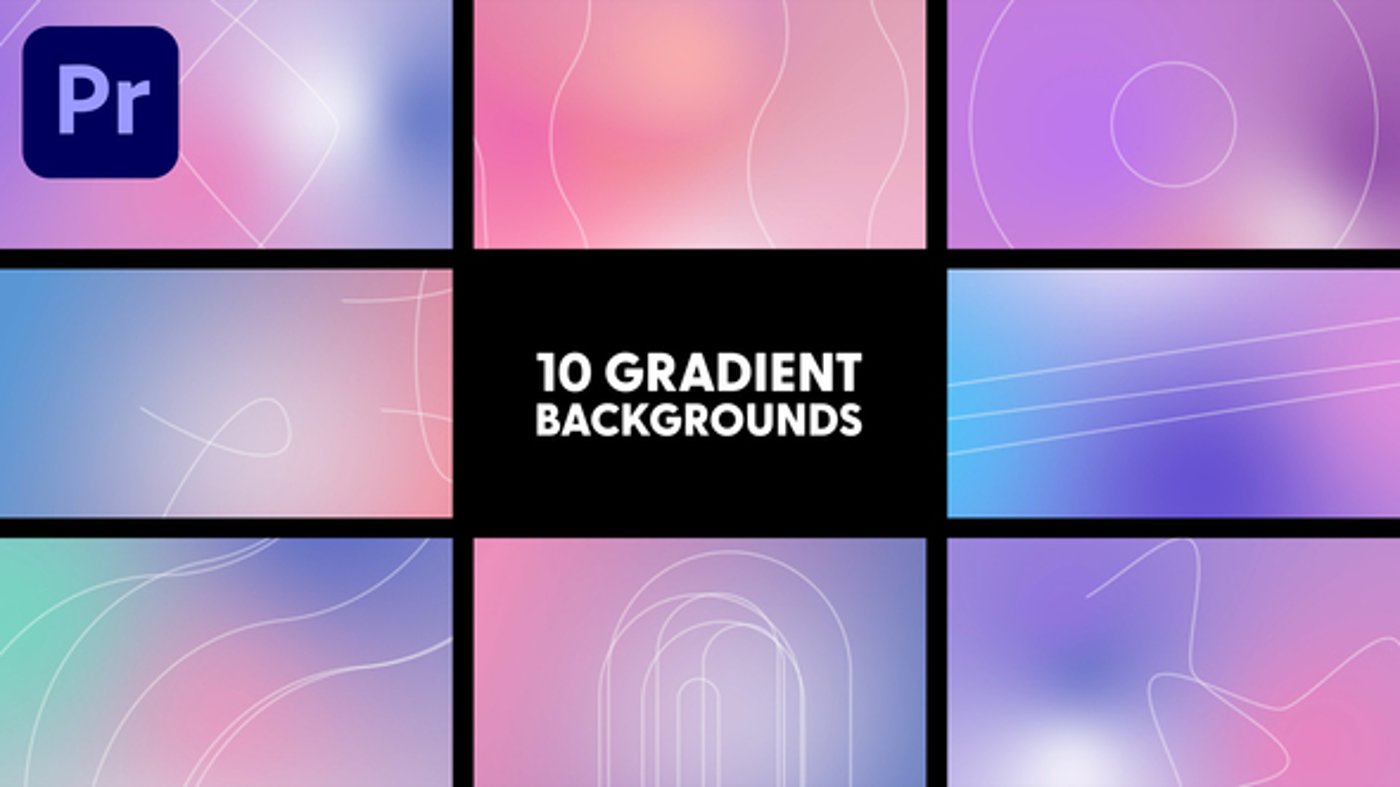 Dynamic Gradient Backgrounds with Animated Lines, Elements ft. gradient ...