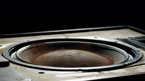 Acoustic Sound System Closeup Flying Spices