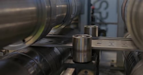 Metal Roll Forming Machine in Action