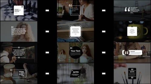 Dynamic Animated Quote and Headline Titles