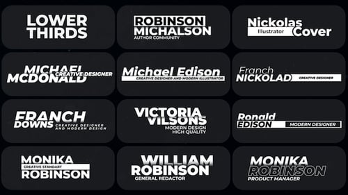 Lower Thirds Titles | FCPX