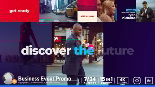 Dynamic Corporate Event and Conference Promo Video Template