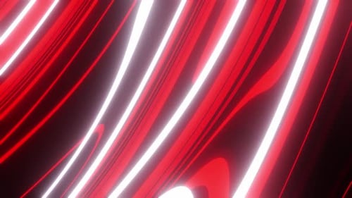 Red And White Paints Vj Loop Background 4K