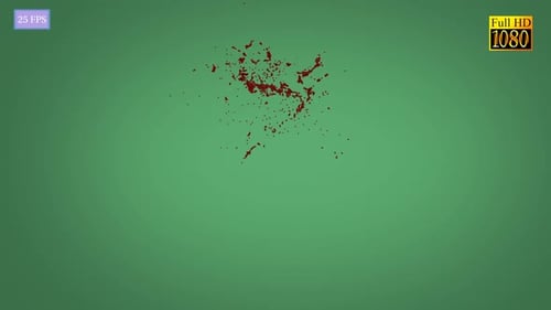 Fluid Blood Splatter Reveal Transition