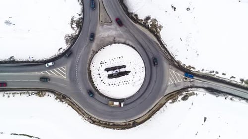 Timelapse, City Traffic at the Road Ring