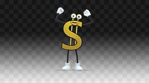 Dollar jubelnder Fan