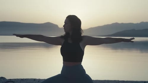 Morning Yoga By the Ocean