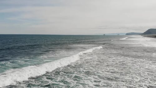 Atlantic Ocean Aerial View