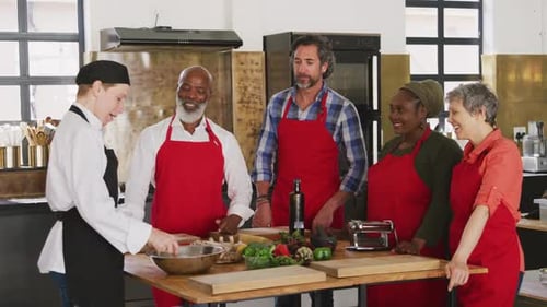 Chefs talking about food