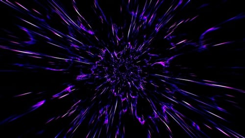 Fast Speed Purple Plasma Effect Loop 4K