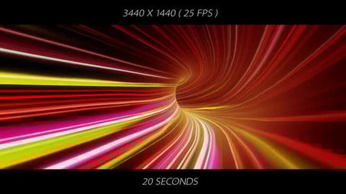 Lights Streaks Lines Travel - Ultrawide WQHD Background