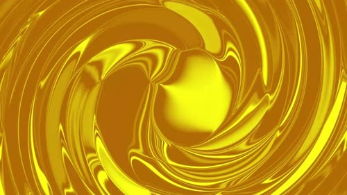 Golden Fluid Swirl Seamless Loop Animated Background