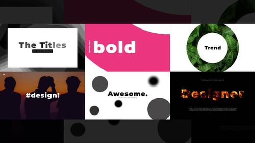 Dynamic Text Animation Pack with Modern Typography Reveals