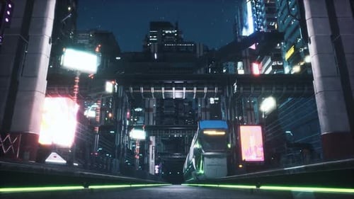 View Of The City Of The Future