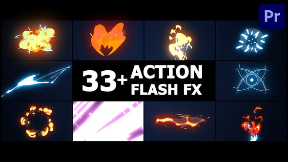 Action Flash FX Overlays | Premiere Pro MOGRT, Elements ft. fx & vox ...