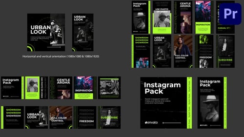 Stylish Instagram Pack for Premiere Pro