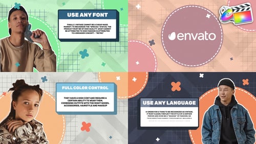 Stylish Vintage Slides for FCPX