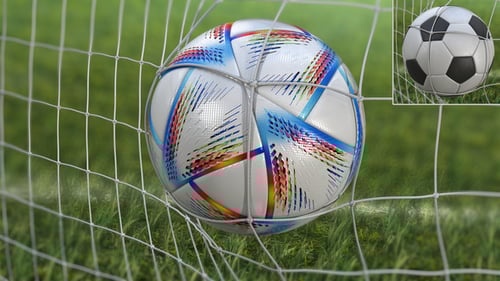 Dynamic Football Goal Hit Sports Logo Reveal Opener