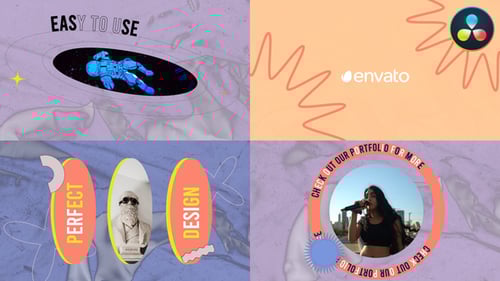 Fun Design Slideshow for DaVinci Resolve