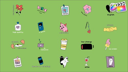 Playful Hand Drawn Animated Titles with Doodle Icons