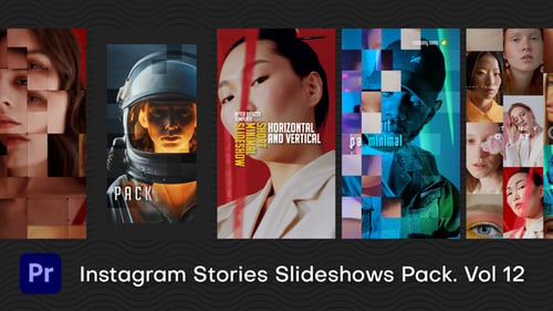 Instagram Stories Slideshows Pack. Vol12 | Premiere Pro