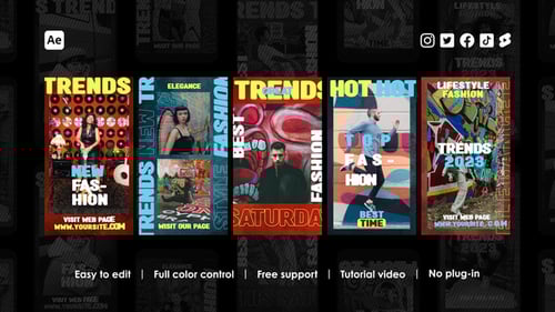 Dynamic Fashion Marketing Stories for Social Media