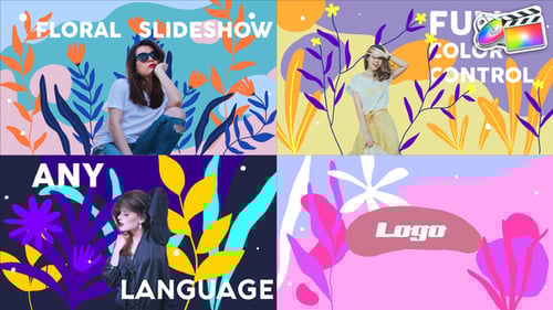 Floral Slideshow | FCPX