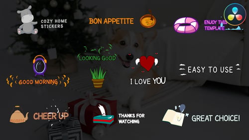 Cute Cartoon Titles for DaVinci Resolve