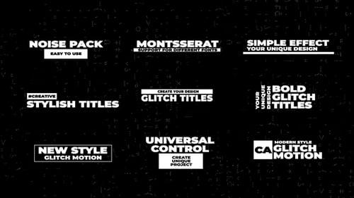 Glitch Titles | AE