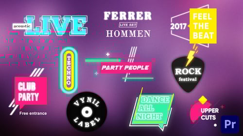 DJ Music Event Party Titles