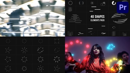 Dynamic Geometric Shape and Line Elements Pack