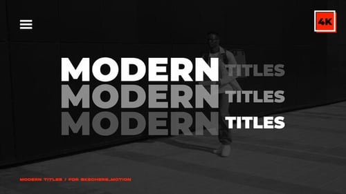 Titres modernes | Premiere Pro
