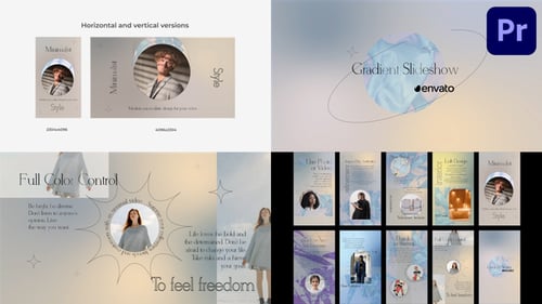 Gradient Modern Slides And Stories for Premiere Pro