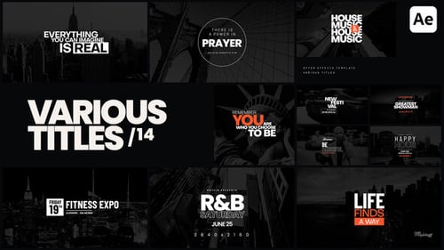 Modern Dynamic Text Titles Pack