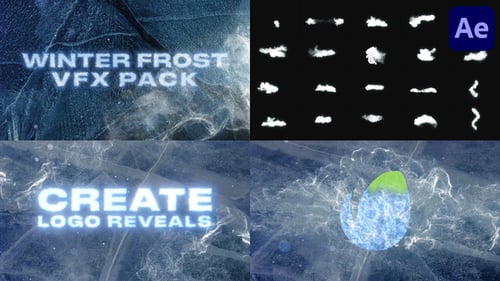 Paquete de efectos visuales Winter Frost para After Effects