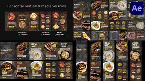 Restaurant Market (Social Media) | After Effects