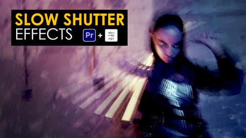 Dynamic Slow Shutter Motion Blur Video Effects Pack