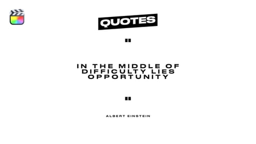 Modern Kinetic Typography Text Reveal for Quotes and Statements