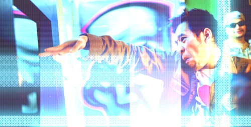 Digital Glitch and Retro Pixelated Video Transitions